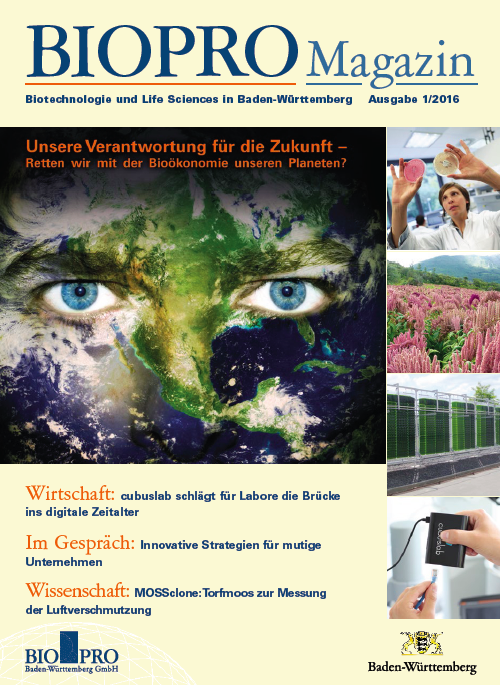 Titelblatt des BIOPRO Magazins