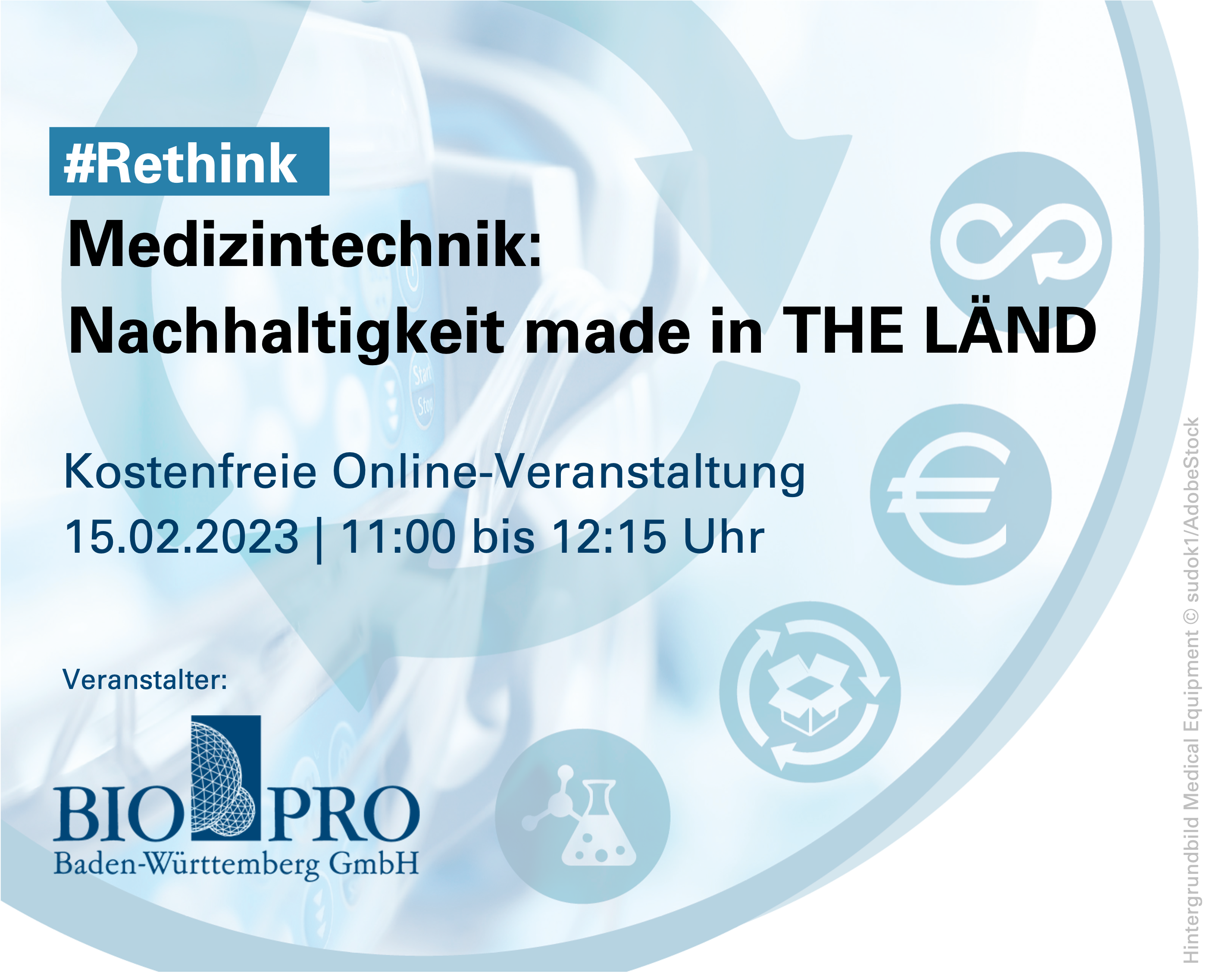 Nachhaltigkeit in der Medizintechnik Online Veranstaltung