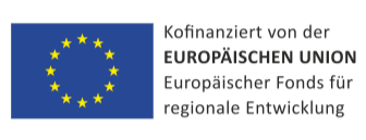 Logo EU ; Europäischer Fonds für regionale Entwicklung