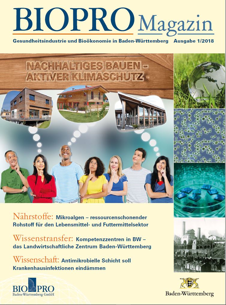 Titel des BIOPRO Magazins 1 2018