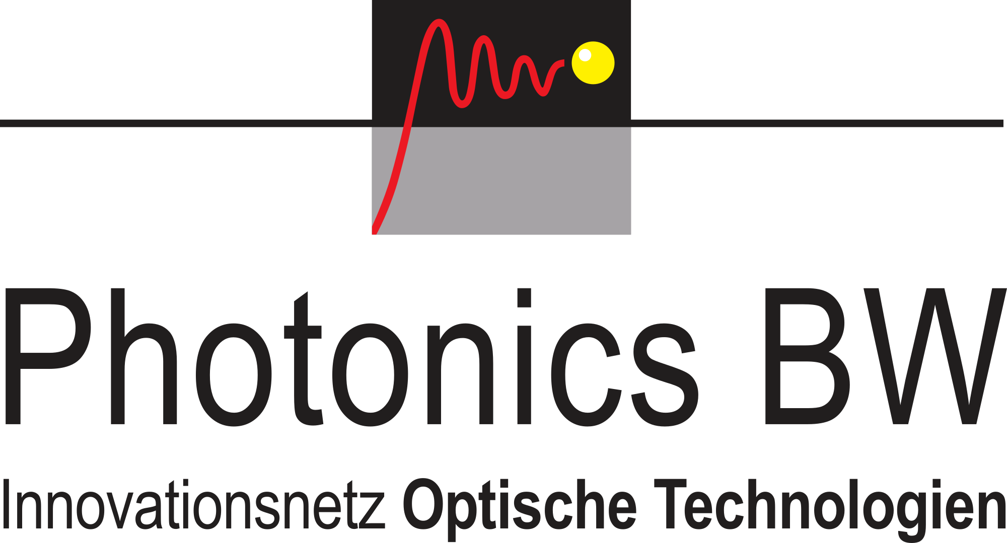 Das Logo enthält folgenden Text: Photonics BW Kompetenznez Optische Technologien
