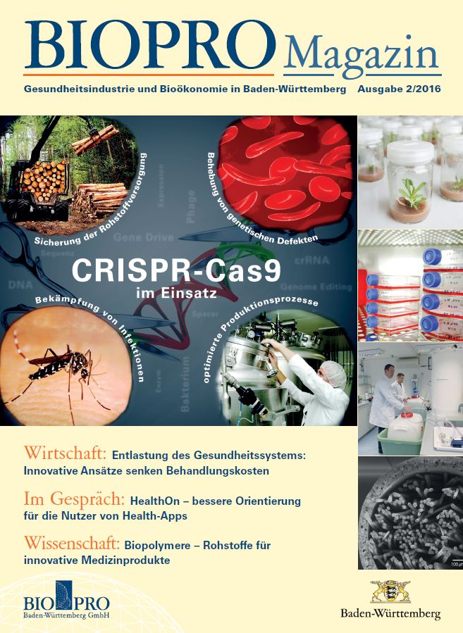 Das Titelbild des BIOPRO Magazins