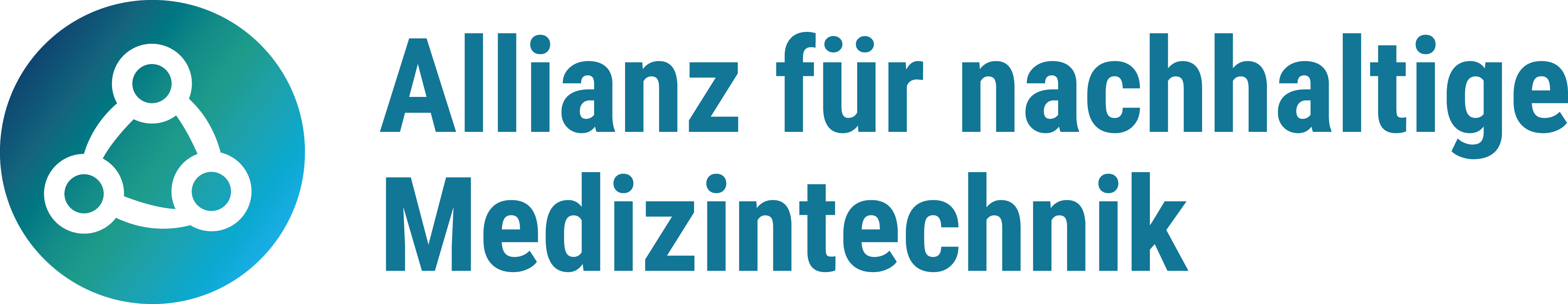 Allianz für nachhaltige Medizintechnik Schriftzug