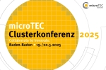 Ein Flyer der MicroTec Clusterkonferenz2025