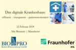Das digitale Krankenaus Veranstaltung
