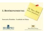 Save the date Bioökonomietag